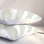 Sage green flow lines Pillow Sham Gallery Image 3