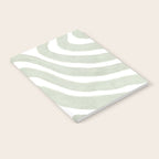 Sage green flow lines Notebook Gallery Image 2