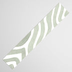 Sage green flow lines Table Runner Gallery Image 3