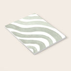 Sage green flow lines Notebook Gallery Image 3