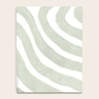 Sage green flow lines Notebook Gallery Image 4
