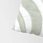 Sage green flow lines Pillow Sham Gallery Image 4