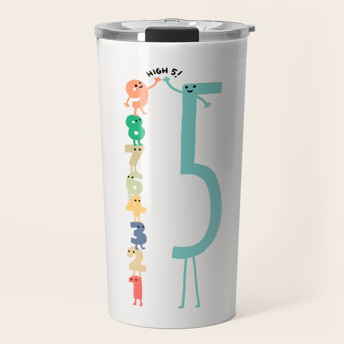 High 5! Travel Mug Gallery Image 1