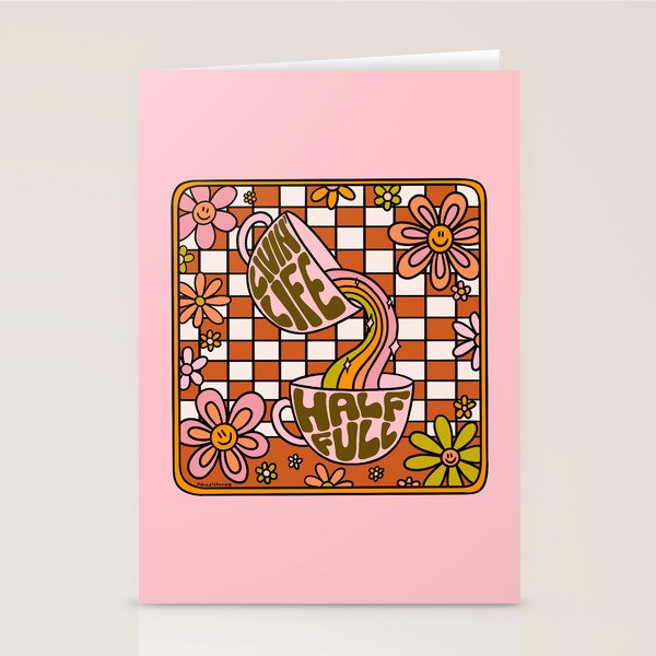 Livin' Life Half Full Stationery Card Gallery Image 2
