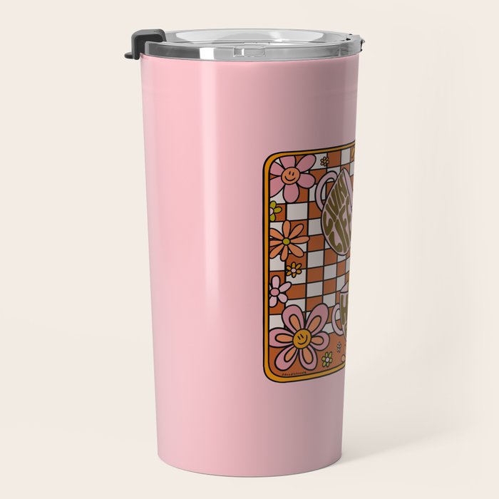 Livin' Life Half Full Travel Mug Gallery Image 3