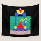 Memphis pattern 90 - 80s / 90s Retro Wall Tapestry Gallery Image 4