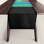 Memphis pattern 90 - 80s / 90s Retro Table Runner Gallery Image 1