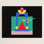 Memphis pattern 90 - 80s / 90s Retro Jigsaw Puzzle Gallery Image 1