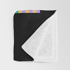Memphis pattern 90 - 80s / 90s Retro Throw Blanket Gallery Image 3