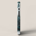 Foggy Forest Fun - Turquoise Mountains iPhone Case Gallery Image 2