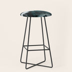 Foggy Forest Fun - Turquoise Mountains Stool Gallery Image 1