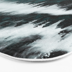 Foggy Forest Fun - Turquoise Mountains Bath Mat Gallery Image 3