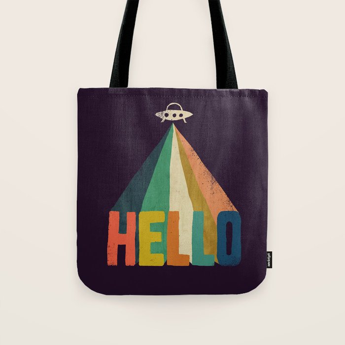 Hello I come in peace Tote Bag Gallery Image 1