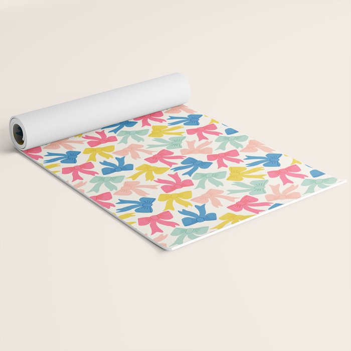 Cheery Bows Yoga Mat Gallery Image 2