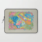 Paradise Visions | Tropical Neon Ocean Escape Laptop Sleeve Gallery Image 1