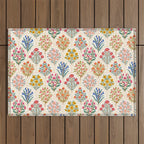 Heritage Garden - Light Spring Outdoor Rug Gallery Image 1