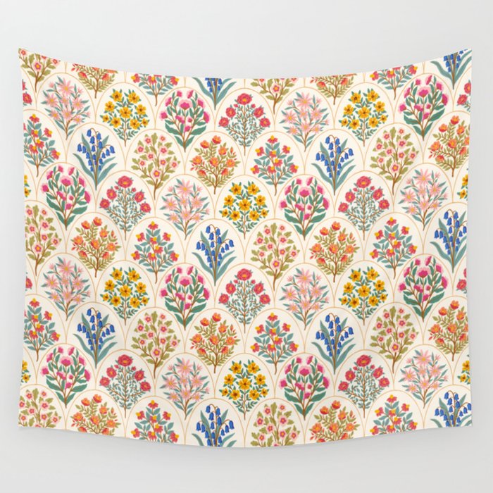 Heritage Garden - Light Spring Wall Tapestry Gallery Image 4