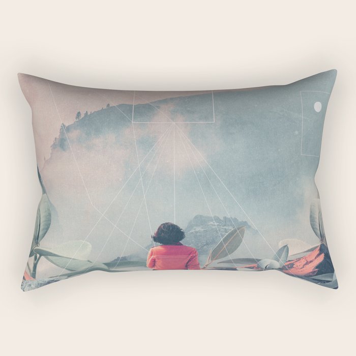 Lost in the 17th Dimension Rectangular Pillow Gallery Image 2