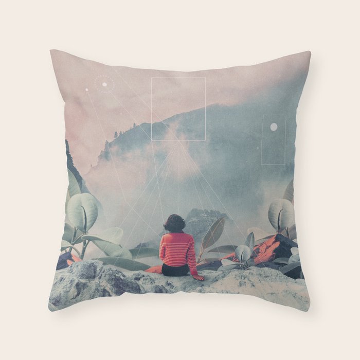 Lost in the 17th Dimension Throw Pillow Gallery Image 6
