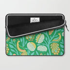 Peacock Dreams - Electric Green Laptop Sleeve Gallery Image 2