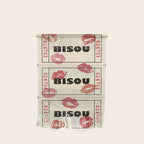 Bisou Bisou. Retro Movie Ticket Wall Hanging Gallery Image 1