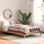 Bisou Bisou. Retro Movie Ticket Comforter Gallery Image 2