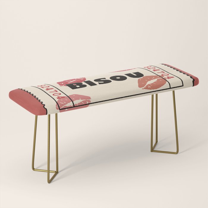 Bisou Bisou. Retro Movie Ticket Bench Gallery Image 2