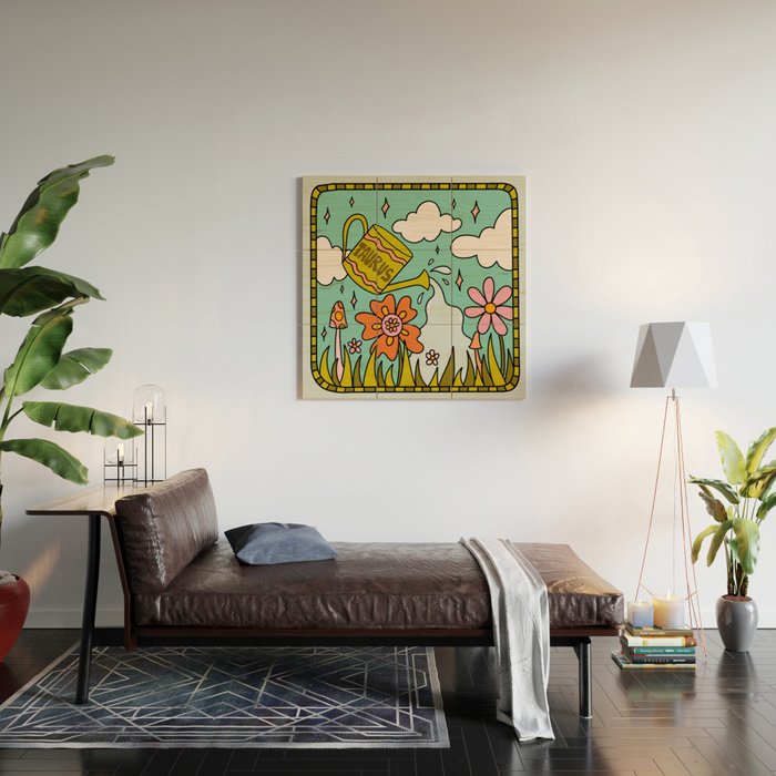 Taurus Garden Wood Wall Art Gallery Image 2