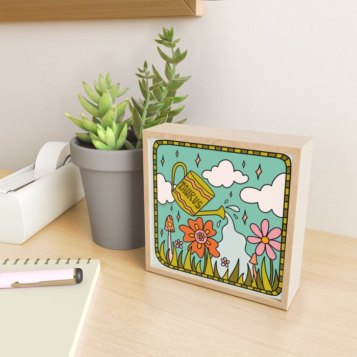 Taurus Garden Mini Art Print Gallery Image 2
