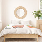 Classic Cocktails  - 1960s Watercolor Lineup Duvet Cover Gallery Image 3