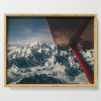 Flying Around Denali Serving Tray Gallery Image 1