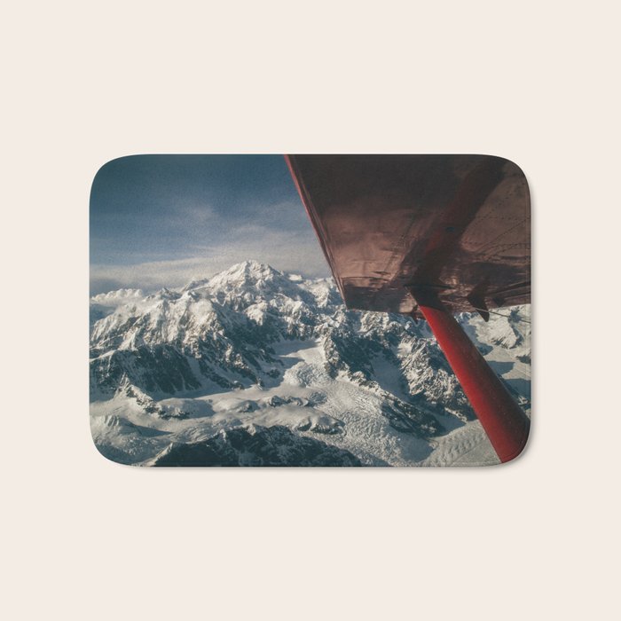 Flying Around Denali Bath Mat Gallery Image 1