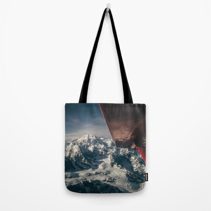 Flying Around Denali Tote Bag Gallery Image 2
