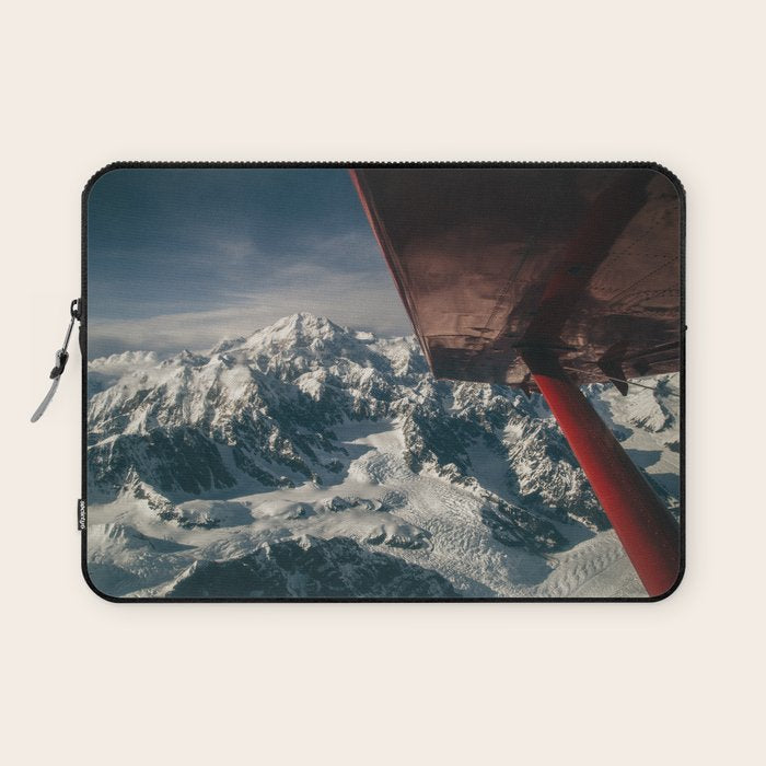Flying Around Denali Laptop Sleeve Gallery Image 1