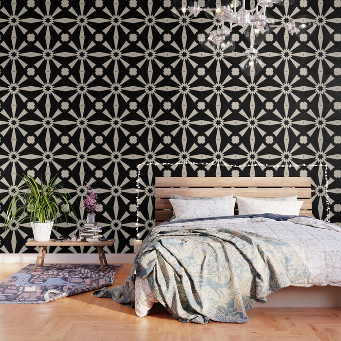 Starburst Geometric Pattern Wallpaper Gallery Image 3
