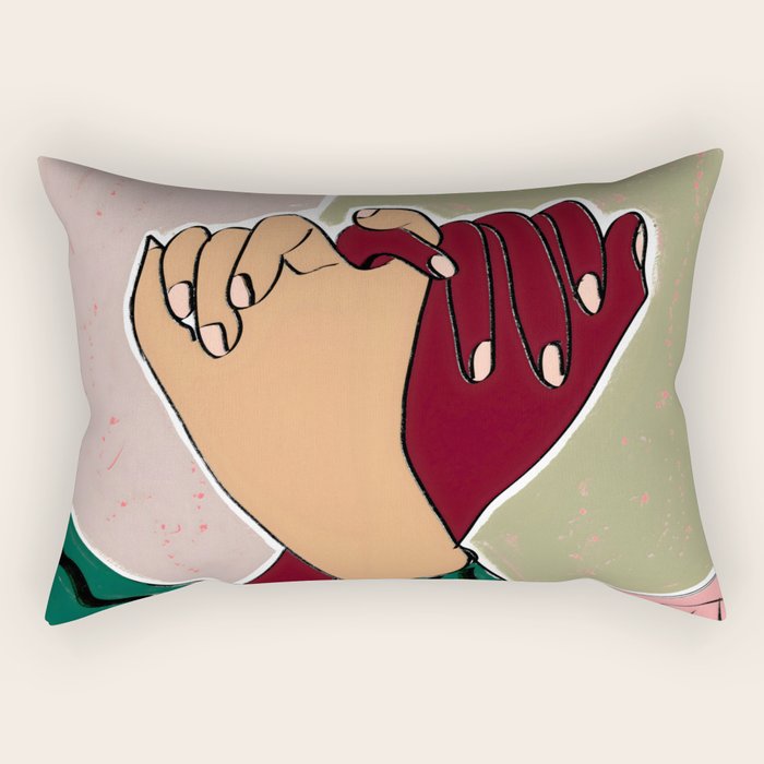 Pinky Promise And I Will Keep It Rectangular Pillow Gallery Image 2