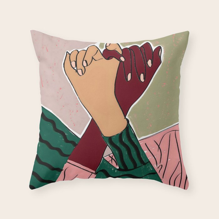 Pinky Promise And I Will Keep It Throw Pillow Gallery Image 1