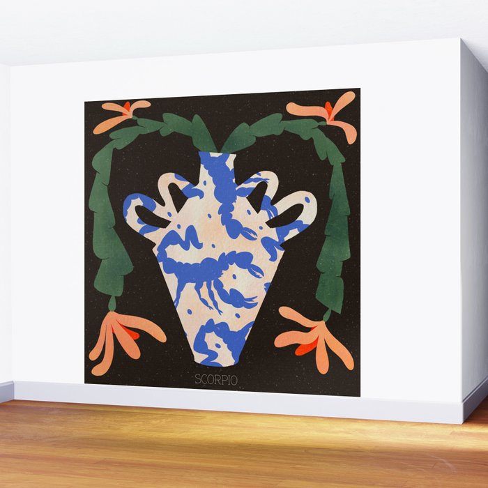 SCORPIO illustration Wall Mural Gallery Image 2