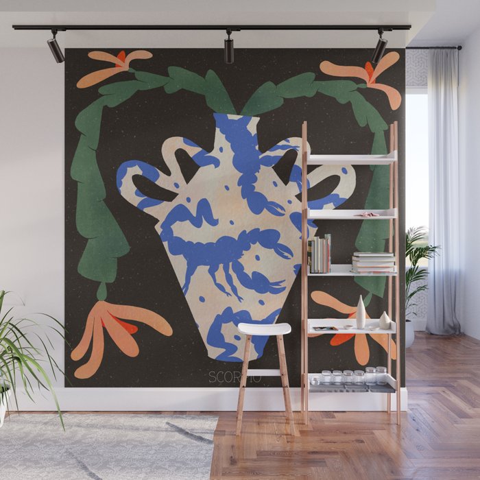 SCORPIO illustration Wall Mural Gallery Image 1