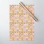 1970s Retro Pop Culture Icons Wrapping Paper Gallery Image 1