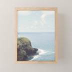 Kilauea Lighthouse - Hawaii Ocean Landscape Photography Mini Art Print Gallery Image 1
