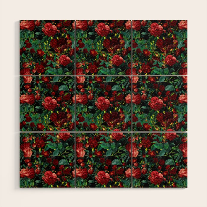 Rose Garden Wood Wall Art Gallery Image 1