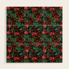 Rose Garden Wood Wall Art Gallery Image 1