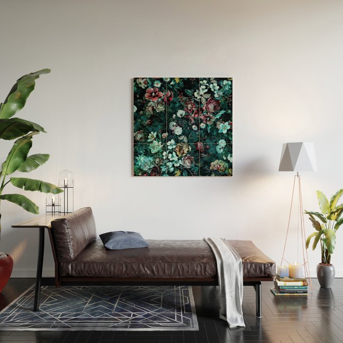 Night Garden FG Wood Wall Art Gallery Image 2