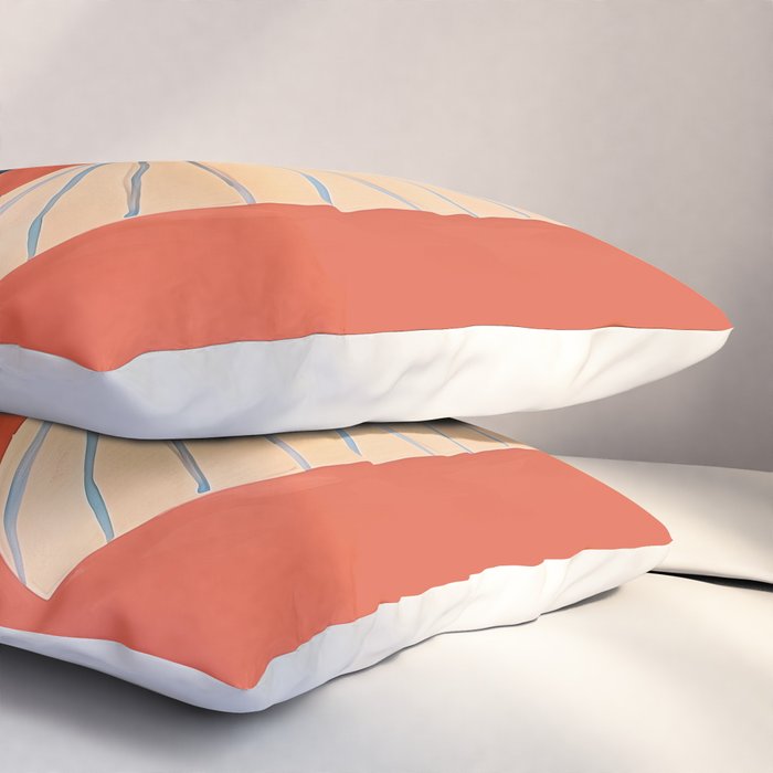 Folk Botanical Bloom Pillow Sham Gallery Image 3