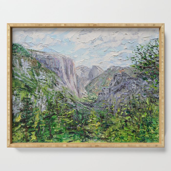 Inspiration Point, Yosemite Serving Tray Gallery Image 1