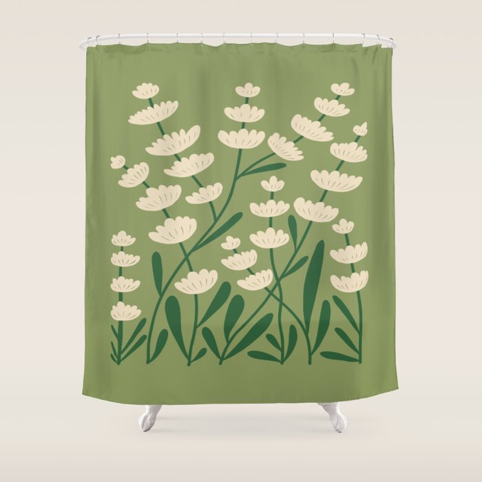 Madrid: Flower Market Summer Color Series 02 Shower Curtain Gallery Image 1