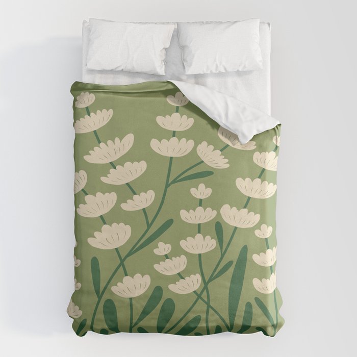 Madrid: Flower Market Summer Color Series 02 Duvet Cover Gallery Image 1