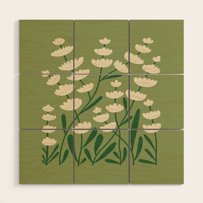 Madrid: Flower Market Summer Color Series 02 Wood Wall Art Gallery Image 1