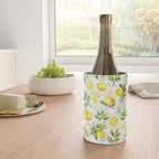 mediterranean summer lemon branches on white Wine Chiller Gallery Image 4